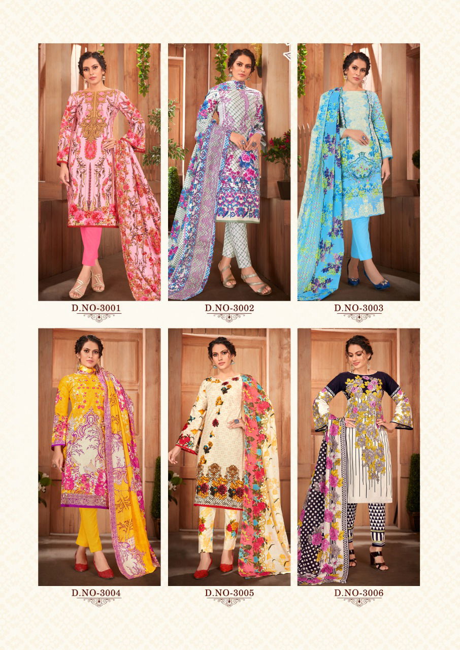 Keval Sobia Nazir 3 Latest Fancy Designer Casual Wear Cotton Dress Materials Collection
